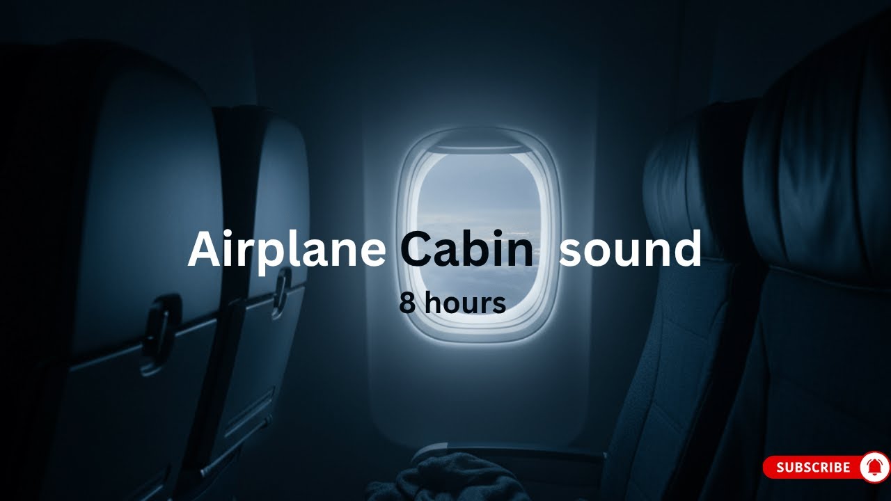 ✈️ Airplane Cabin Brown Noise - Perfect for Sleep, Studying, Meditation, or Blocking Distractions