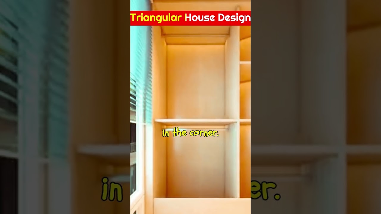 A Corner Triangular Room Designed in NewYork