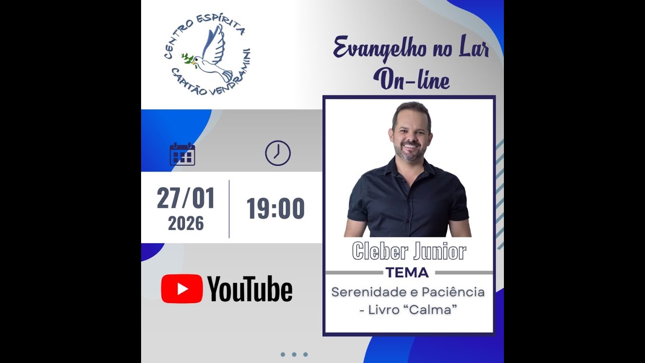 Evangelho Online - Cleber Junior - Serenidade e Paciência - Livro Calma