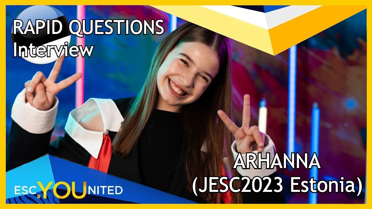 RAPID QUESTIONS with ARHANNA from Estonia 🇪🇪 | Junior Eurovision 2023