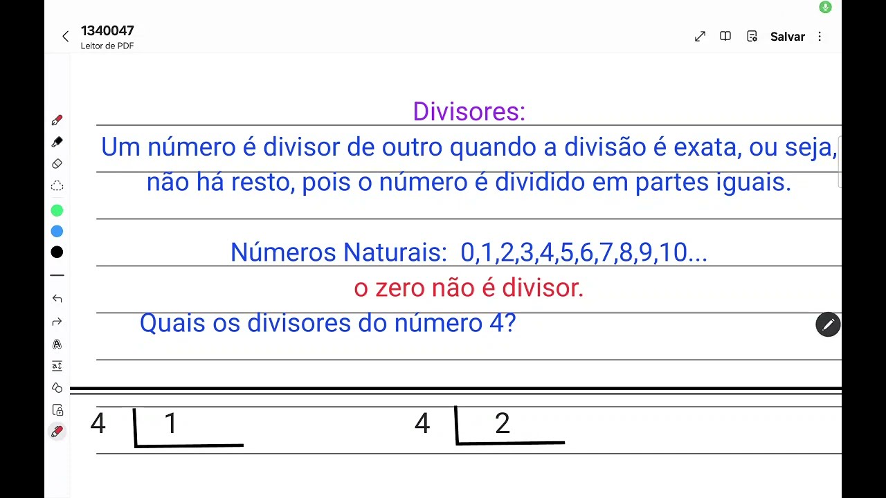 Divisores ( Parte 1)