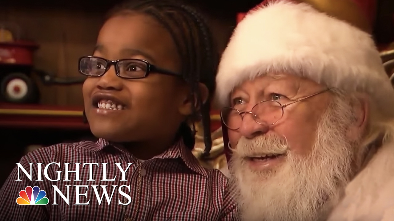 For Children With Autism, A Quiet And Intimate Meeting With Santa | NBC Nightly News