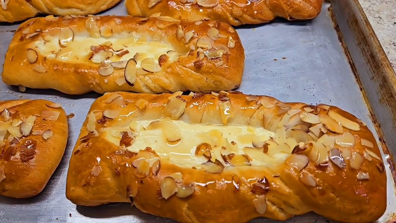 Como hacer pan danes relleno con queso
