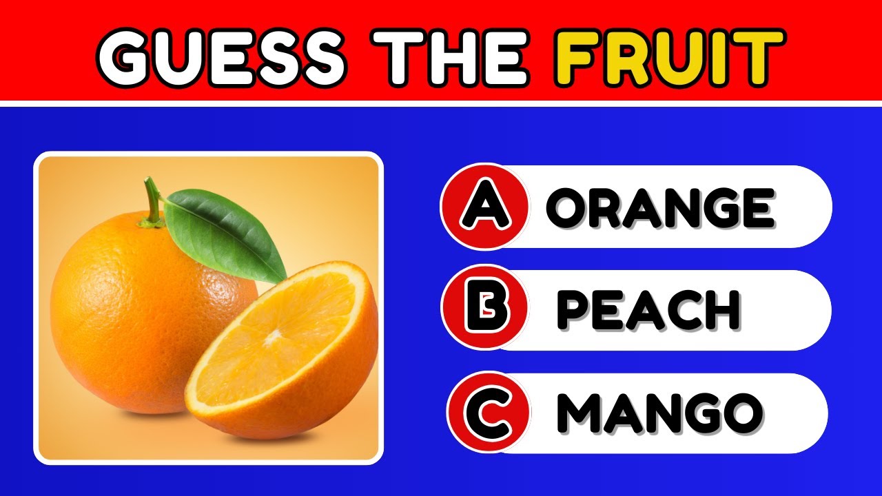 99% People Fail to Guess These Fruits by Image 🤯🍓