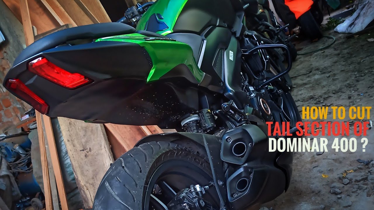 HOW TO CUT DOMINAR REAR TAIL?🤩🤩🤩 #youtube #youtubeshorts #trending #viral #trendingshorts #helmet