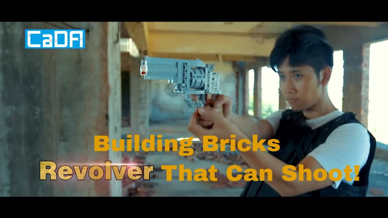 CaDA Bricks AK Rifle C61009 and Revolver C81011