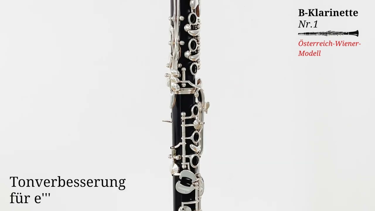 Moosmann B-Klarinette Nr. 1 &Ouml;sterreich-Wiener Modell