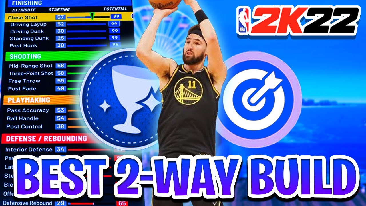 *NEW* BEST 2-WAY BUILD IN NBA 2K22!&bull;THIS BUILD WILL MAKE YOU UNSTOPPABLE!