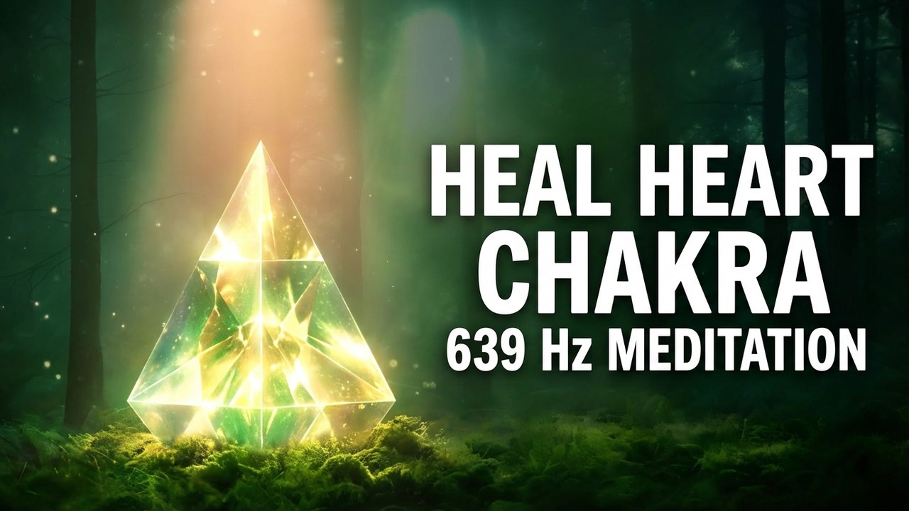 639 Hz ❯ Heal Heart Chakra | Deep Emotional Balance & Harmonious Connections | Solfeggio Meditation
