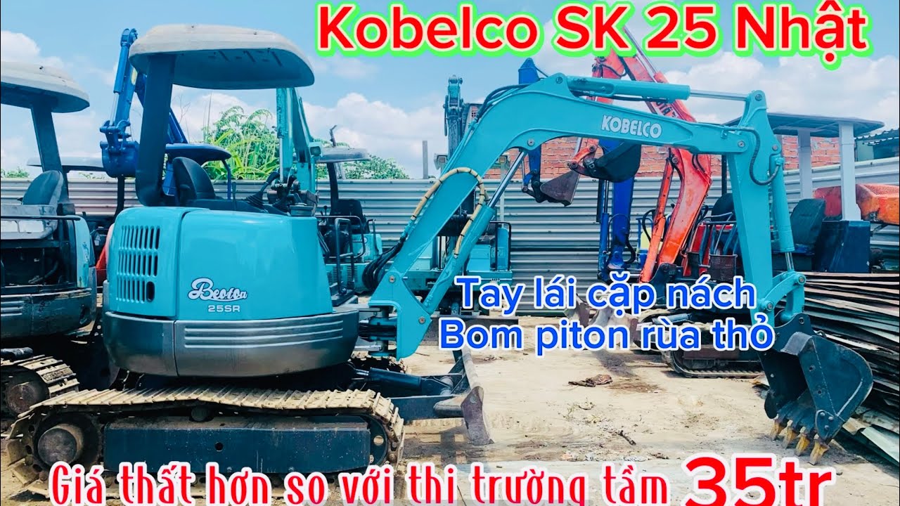 KOBELCO SK 25 SR rất đẹp giá mềm trong video