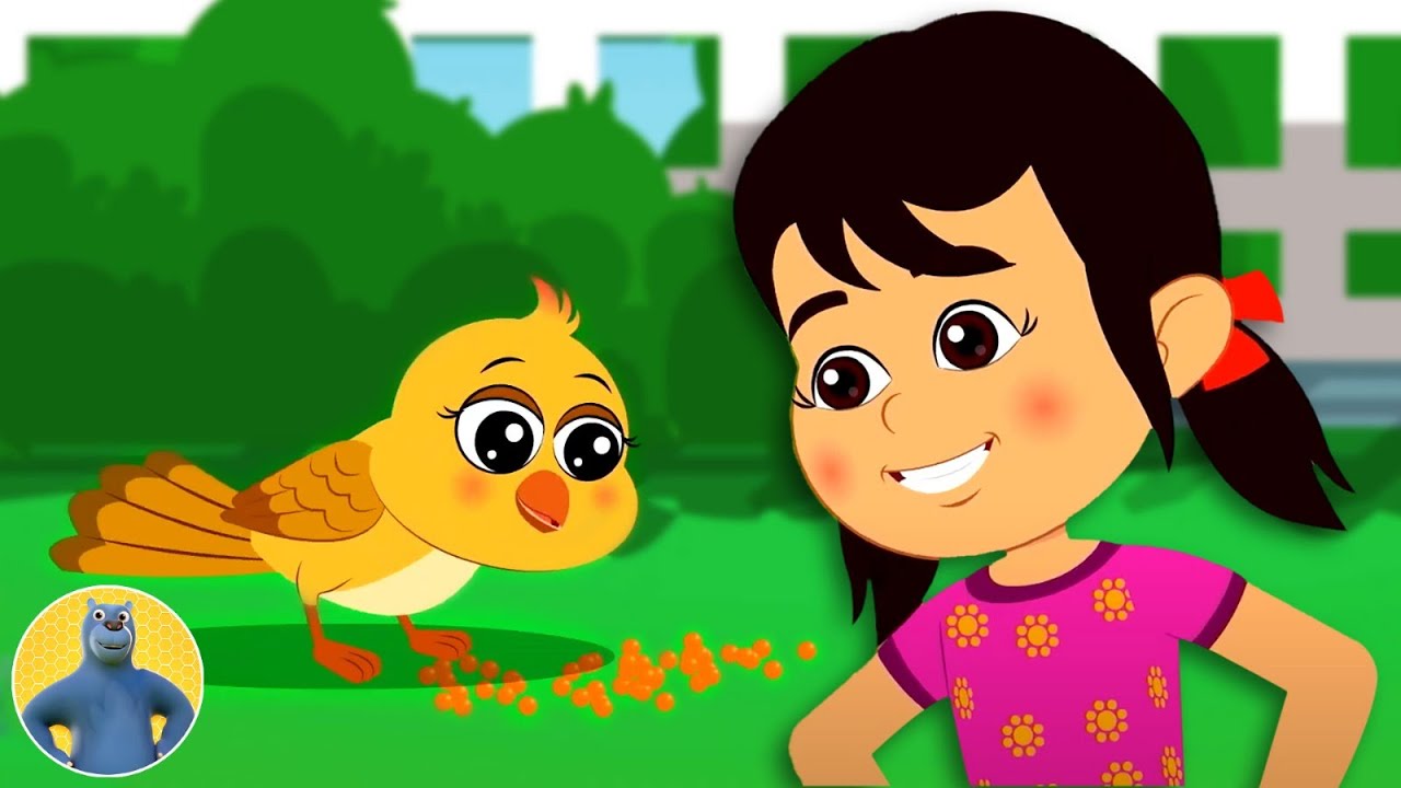Chidiya Rani Badi Sayani, चिड़िया रानी Hindi Nursery Rhyme By Bhola Bhalu, बाल कविताएं