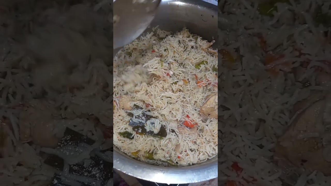Hyderabadi white chicken Pulao #hyderabadipulao #chickenpulao #whitepulao