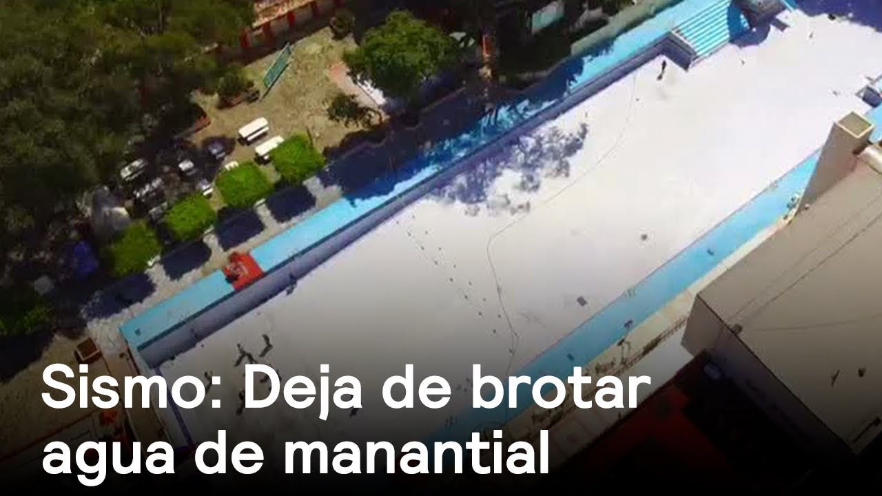 Dejan de brotar las aguas de manantial en Morelos - sismo - En Punto con Denise Maerker