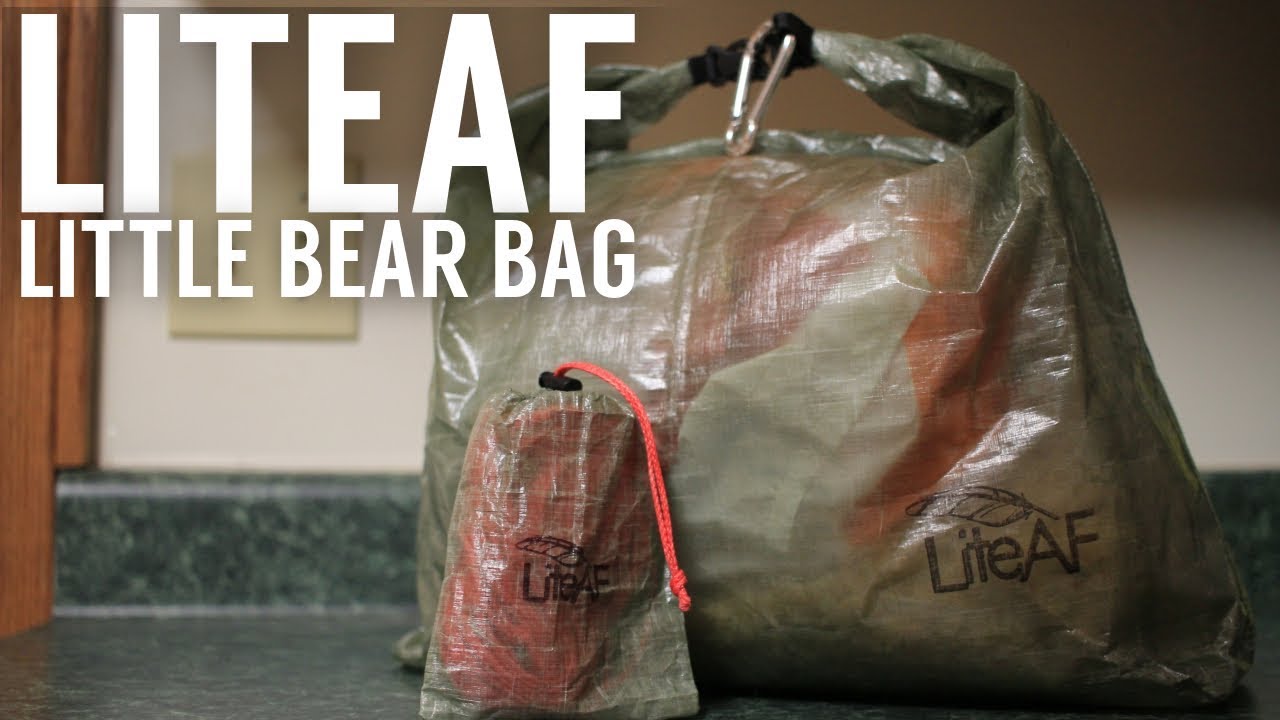 The Little Bear Bag - LiteAF Ultralight Flat Bottom Food Bag Review - Dyneema Bear Bag