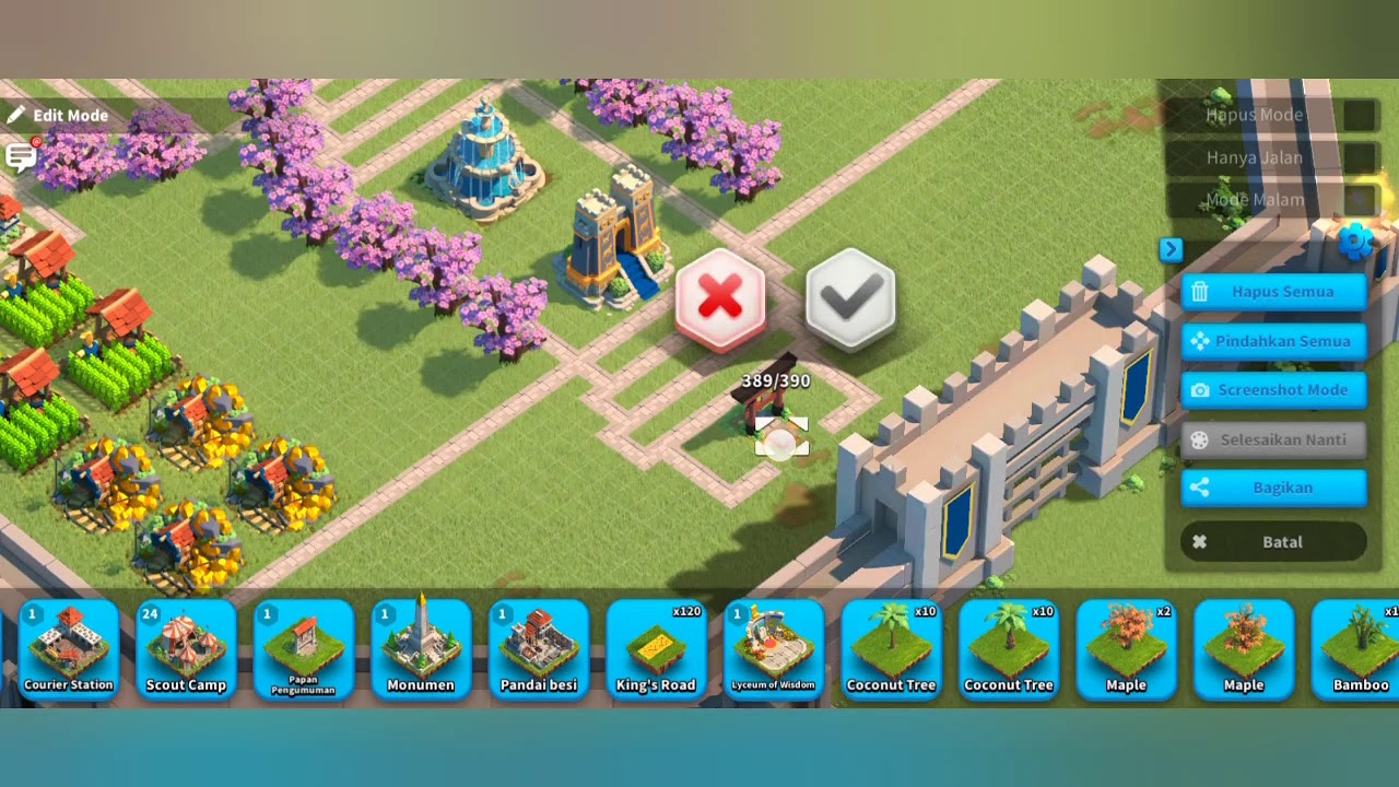 CARA MEMBUAT LAYOUT 3D DENGAN CEPAT ( RISE OF KINGDOMS )