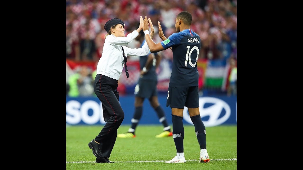 Pitch invader in the World Cup Final