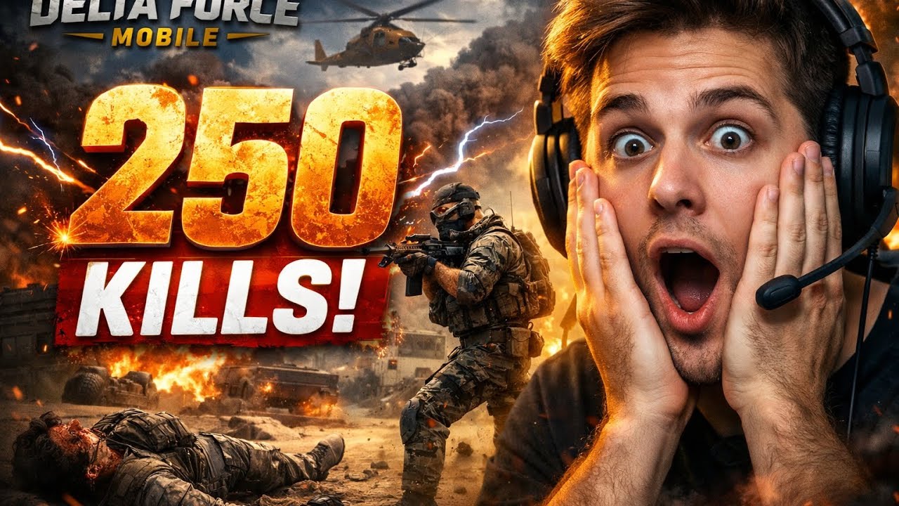 🔥 250 KILLS?! | DELTA FORCE MOBILE INTENSE GAMEPLAY 😱 🔥