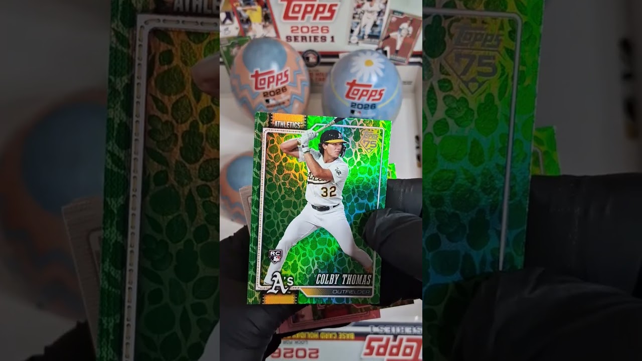 2026 Topps Eggs #topps #toppscards #mlbb #collecting #cantsleep #bored #cardcollecting 