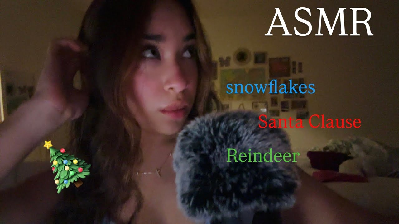 ASMR || Holiday/Christmas trigger words🎄 (hand motions + clicky whispers)