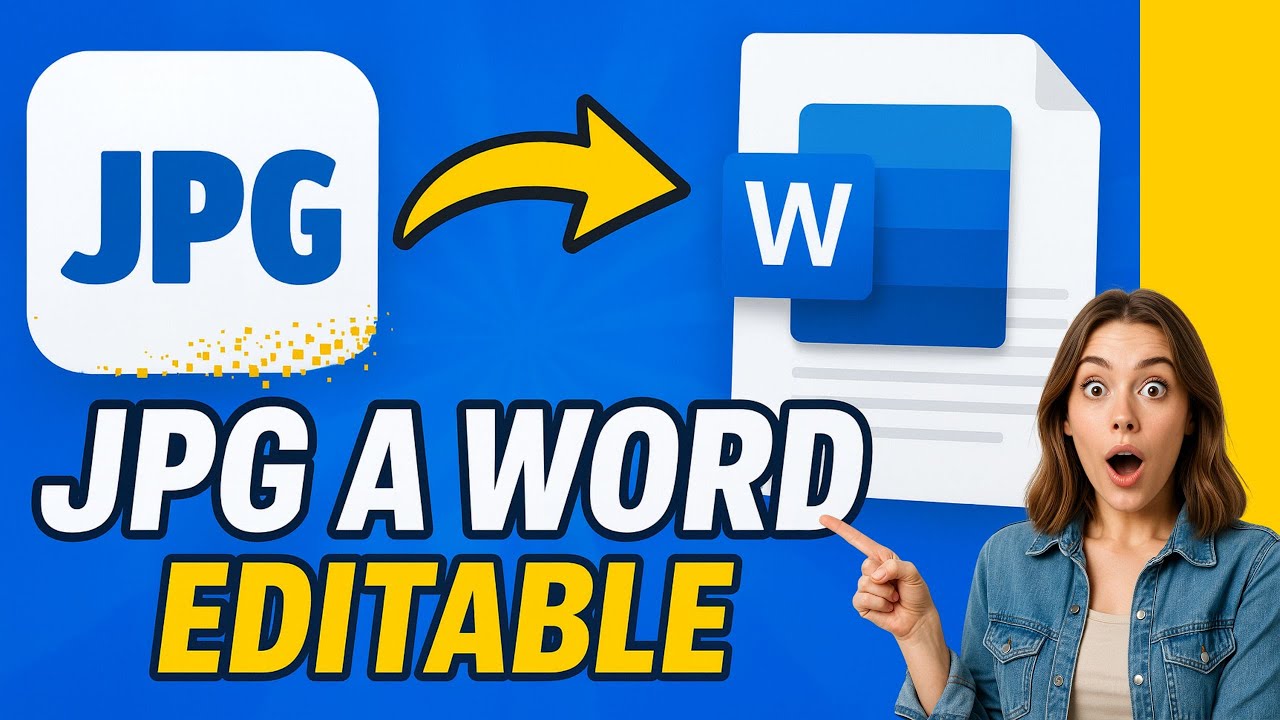 Cómo CONVERTIR JPG a WORD Sin programas 🖼️🔁📄