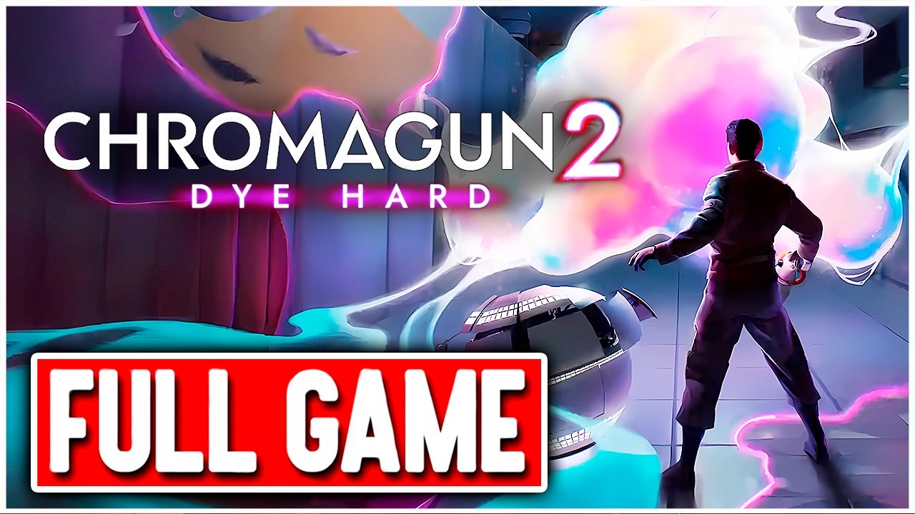 CHROMAGUN 2 DYE HARD Gameplay Walkthrough FULL GAME No Commentary
