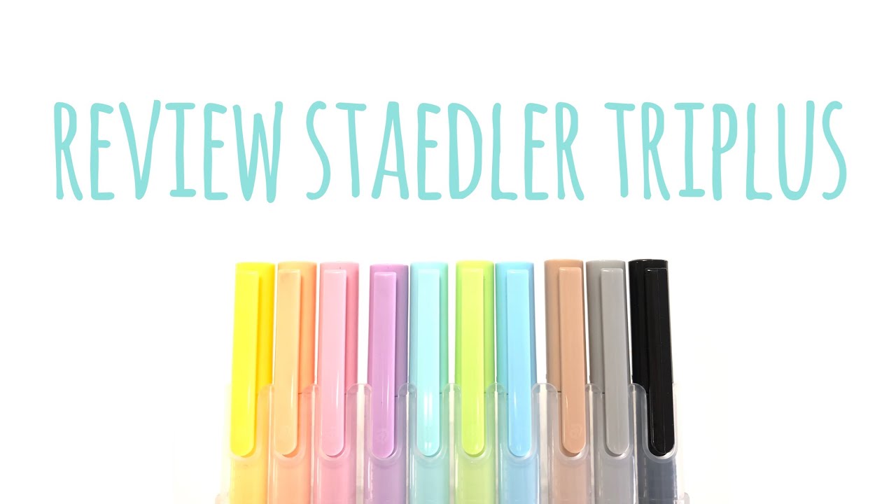 Review rotuladores Staedler Triplus Highlighter