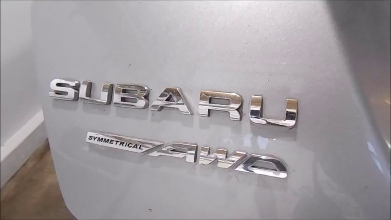 Subaru Crosstrek License Plate Bulb Change