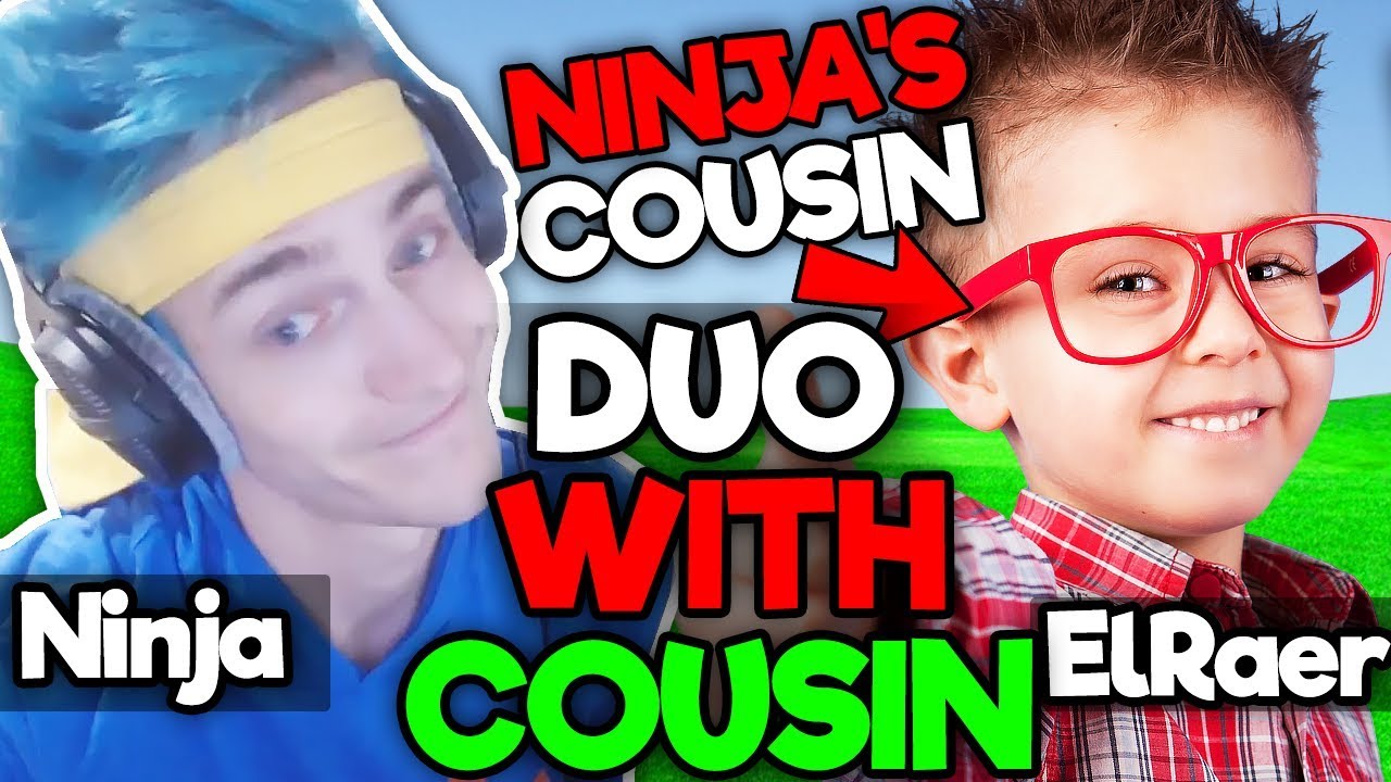 NINJA PLAYS WITH HIS COUSIN LIVE - Best Fortnite Moments #13