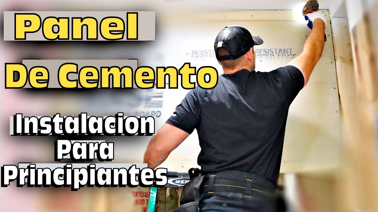 Cómo Instalar Panel De Cemento Y Impermeabilización Para Paredes De Ducha Con Azulejos