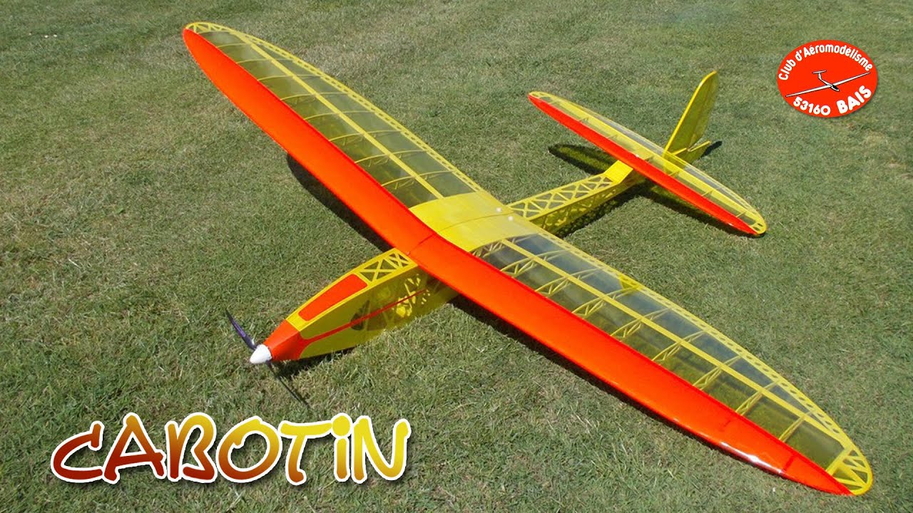 Cabotin - 1er vol du motoplaneur