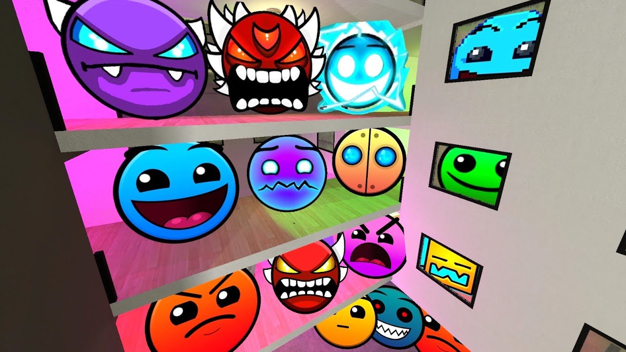 Geometry Dash And Lobotomy Dash Emojis Nextbot Gmod