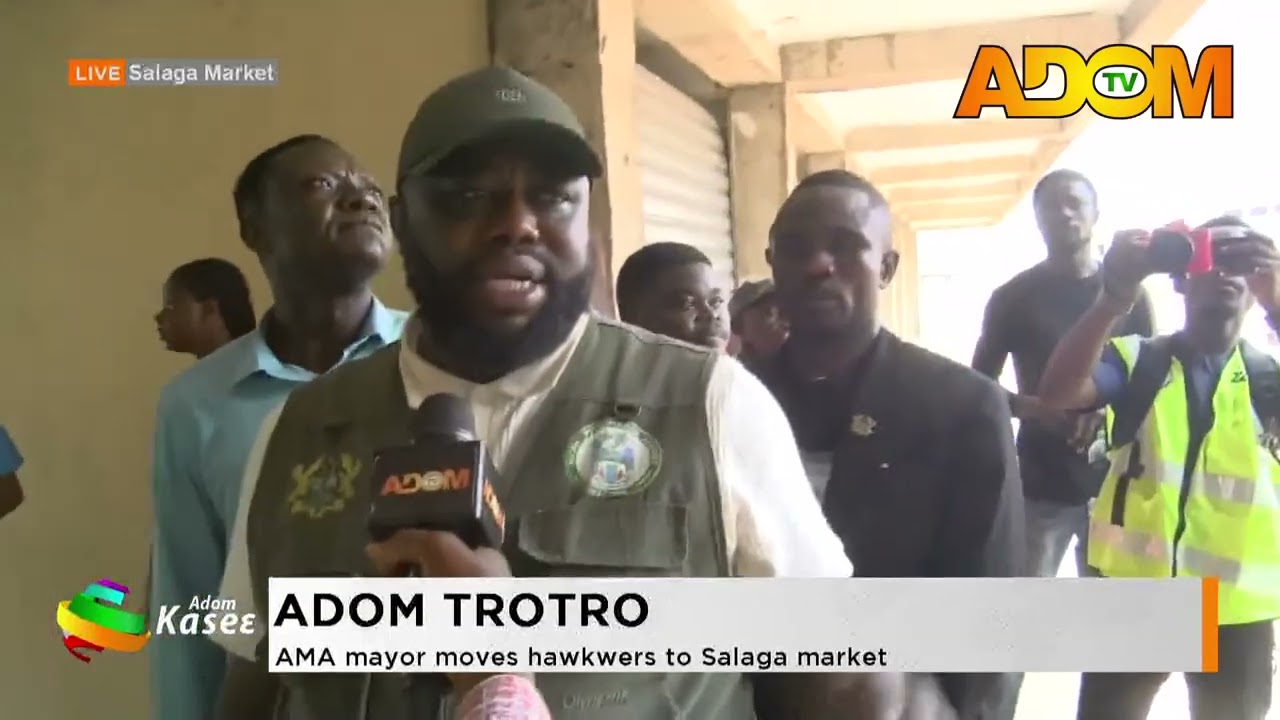 Adom Trotro : AMA mayor hawkwers to salaga market - Premtobre Kasee on Adom TV (02-02-26)
