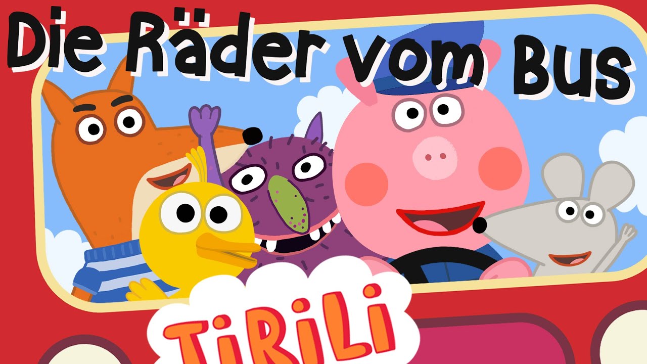 Kinderlied | Die R&auml;der vom Bus | TiRiLi - Kinderlieder