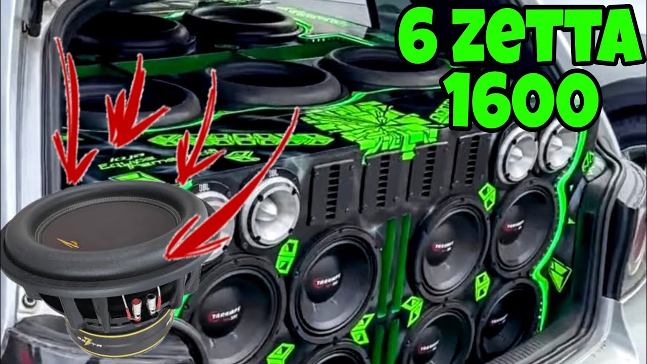 6 ZETTA 1600W RMS 12 - DESTRUINDO O GOLF