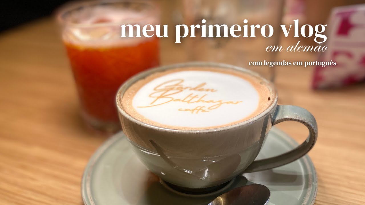 Falando Alemão Pela Primeira Vez: Meu Mini Vlog Com Legendas PT/DE! #01