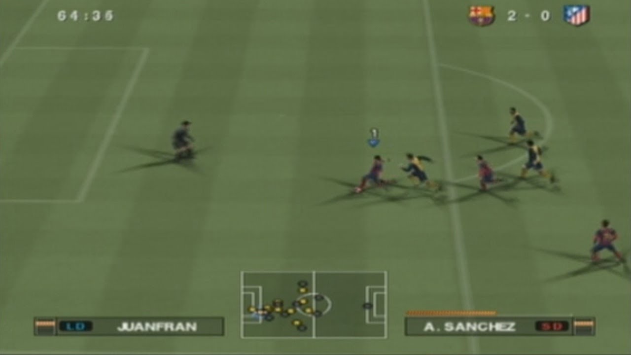 PES 2014 PS2 Gameplay HD