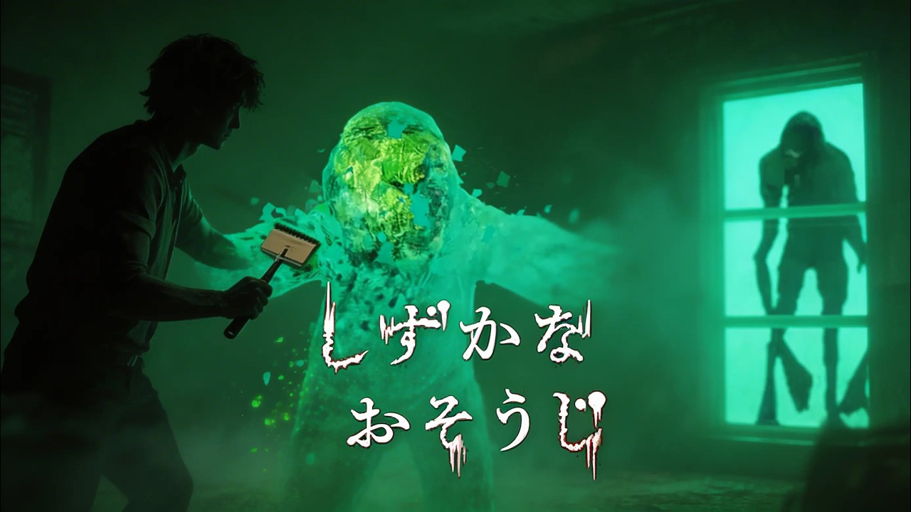 花王のおそうじ道具を使って掃除をしながら怪物から逃げる3D探索型ホラーゲーム【しずかなおそうじ】#ゲーム実況 #ホラーゲーム #しずかなおそうじ