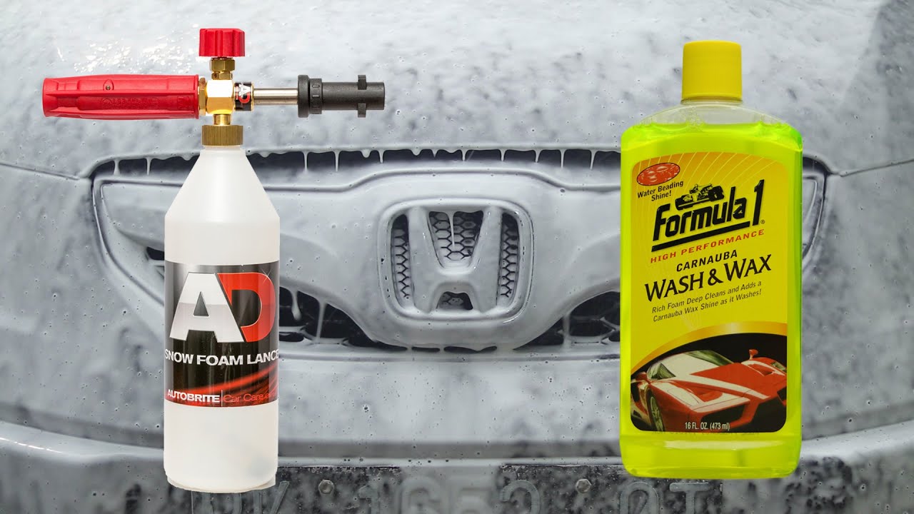 Snow Foam Lance Test : Formula 1 Carnauba Wash and Wax