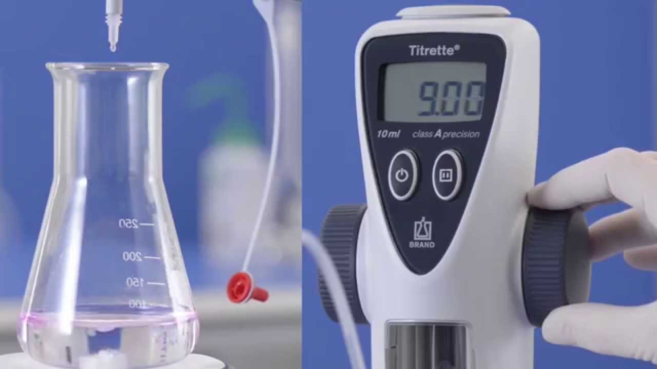 Titrette&reg; &ndash; miareczkowanie przy użyciu cyfrowej biurety butelkowej