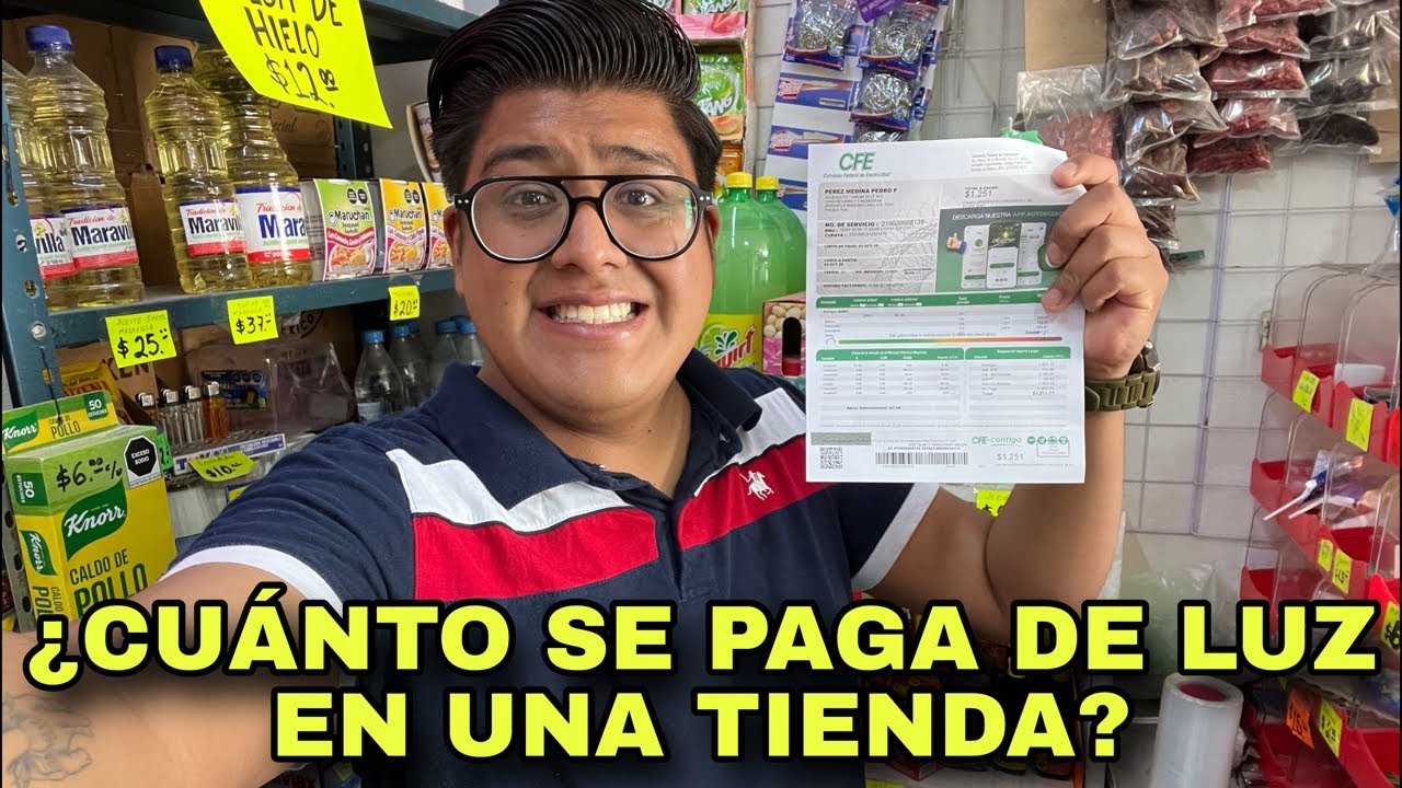 &iquest;Cu&aacute;nto se paga de luz en una Tienda de Abarrotes?