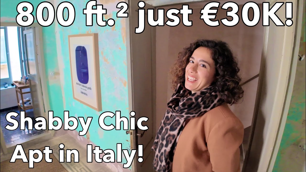 🇮🇹 A €30,000 Apartment Gem!  Shabby Chic Deal in Roccasecca, Italy! 🇮🇹