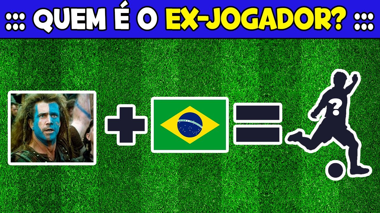 QUIZ DE FUTEBOL -  EMOJIS / VERSÃO EX-JOGADORES DE FUTEBOL /  TENTE LEMBRAR 😎