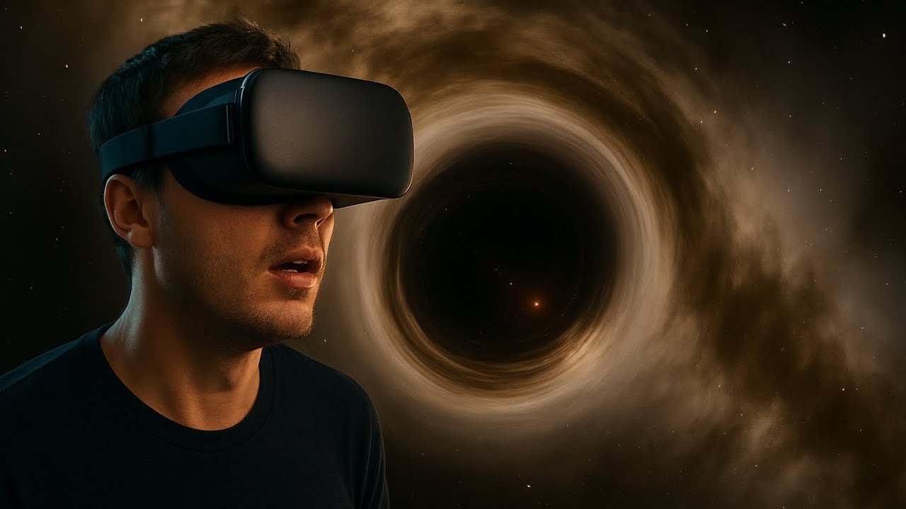 Falling into a Wormhole in 360° VR