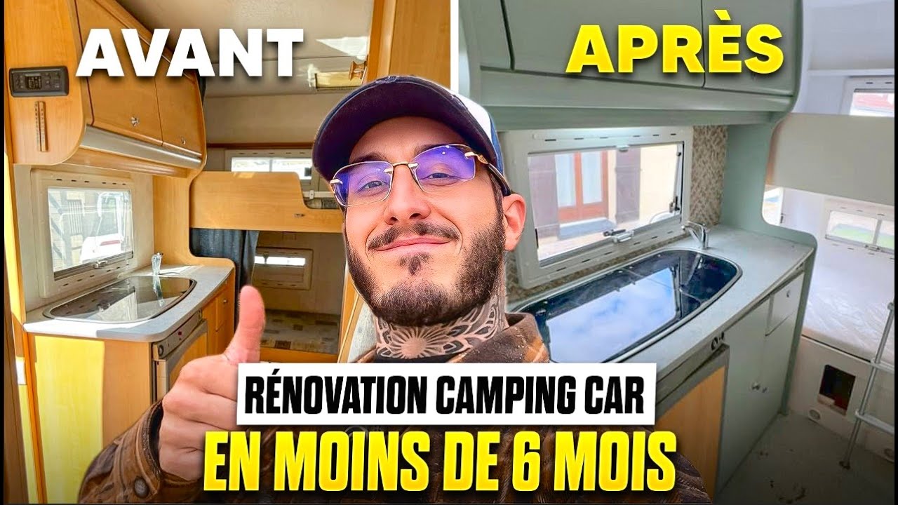 Camping-car TRANSFORMÉ : salle de bain + peinture terminées ! ( Ep. 3 )