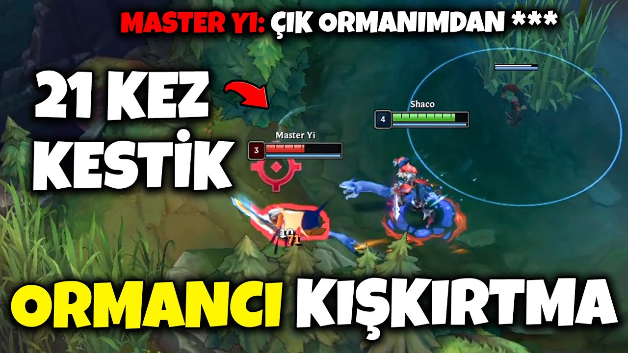 ORMANCI KIŞKIRTMA 21 KEZ KESTİK 🤡