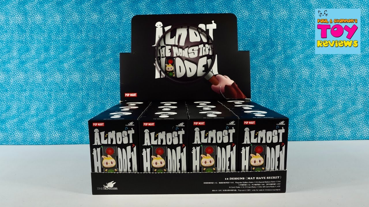 Распаковка фигурки «Почти спрятанные монстры» из Pop Mart Blind Box | PSToyReviews