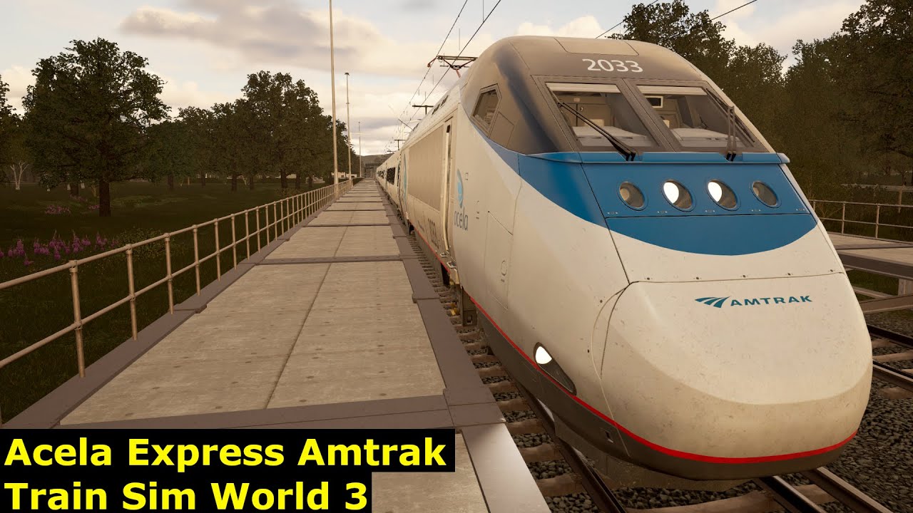 Acela Express Amtrak || Train Sim World 3