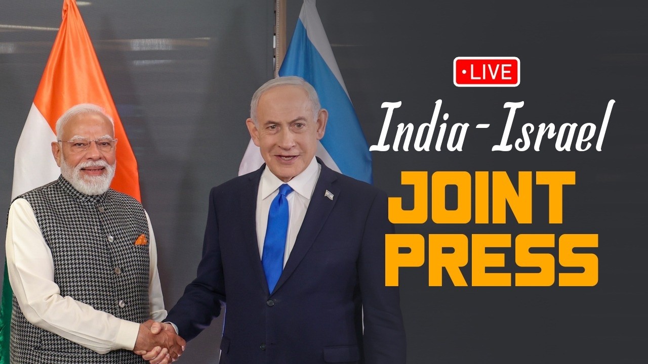 Watch LIVE: India-Israel Joint Press | PM Shri Narendra Modi's remarks