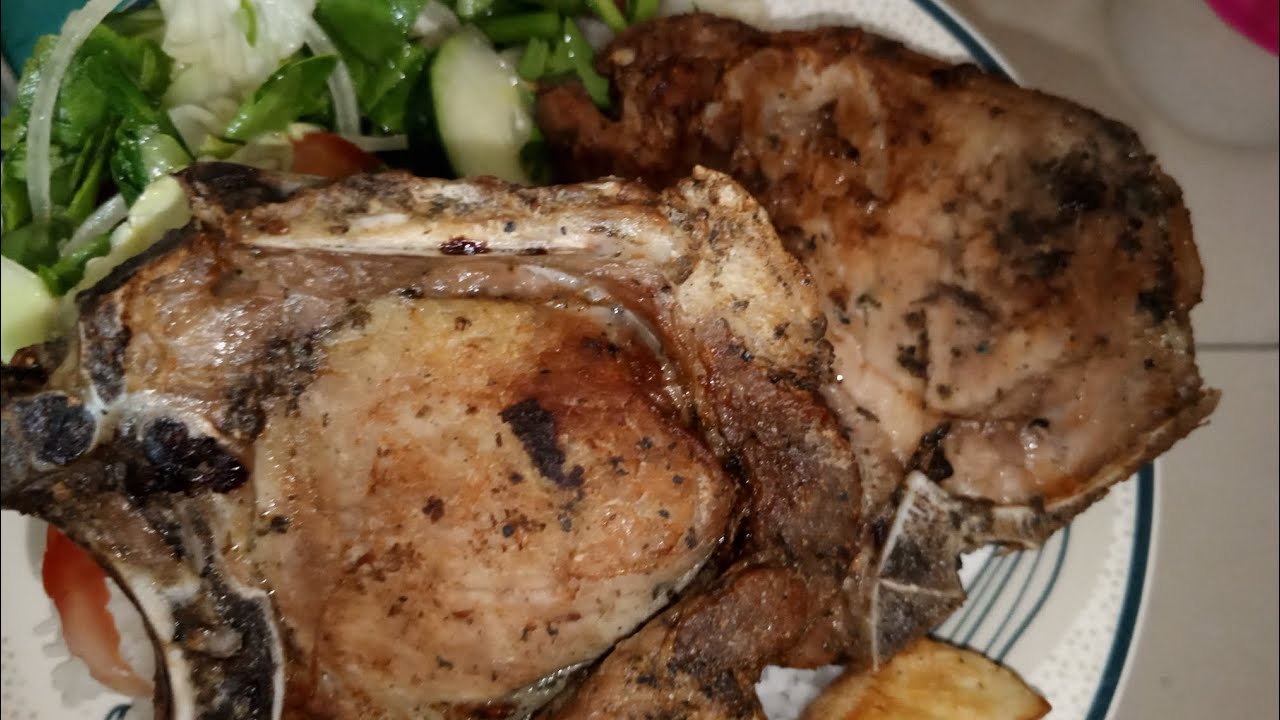Haz tú chuletón de cerdo así de sabroso