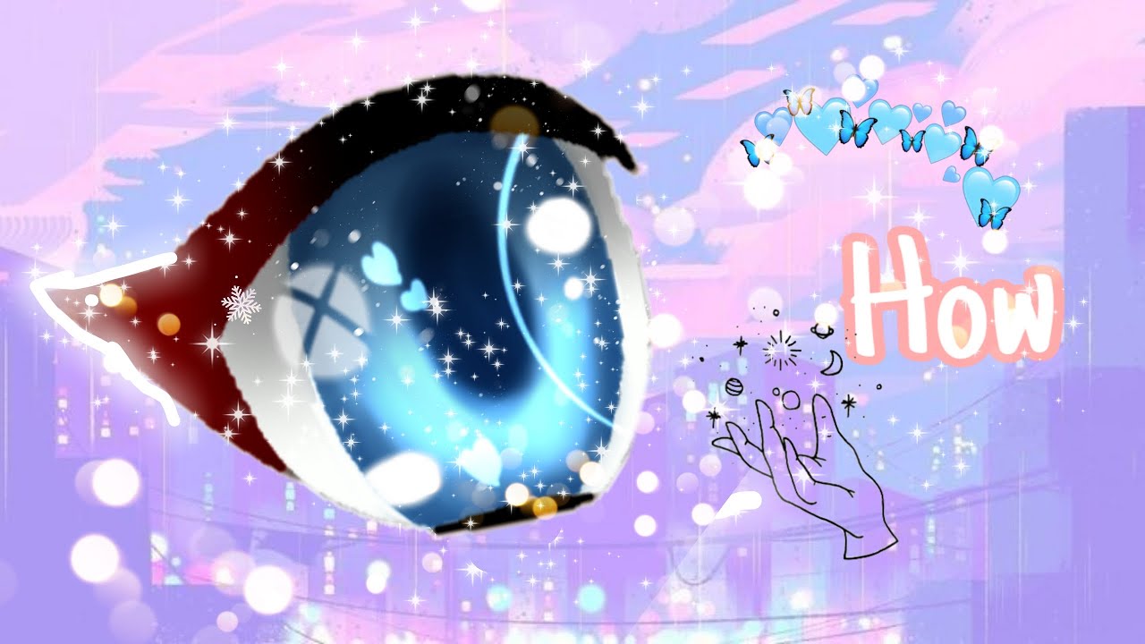 كيف تسوي ايديت للعين *للمبتدئين* {قاشا كلوب}👁👁💕 edit for eyes [gacha club]👁❄💖